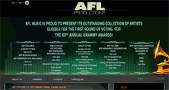 Desktop Screenshot of aflproductions.com